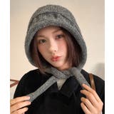 暖かいニットフライトキャップ 紐付き帽子 柔らかニットハット防寒大人カジュアルガ… | SUNSHINE CLOSET | 詳細画像3