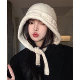 暖かいニットフライトキャップ 紐付き帽子 柔らかニットハット防寒大人カジュアルガ… | SUNSHINE CLOSET | 詳細画像7