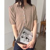 サマーニット Vネックニットトップス韓国 | SUNSHINE CLOSET | 詳細画像24 