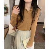 秋冬ニットトップス レディースニットポロ | SUNSHINE CLOSET | 詳細画像15 