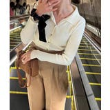 秋冬ニットトップス レディースニットポロ | SUNSHINE CLOSET | 詳細画像5 