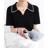 半袖 ポロシャツ レディース ニット夏服 | ANGELCLOSET | 詳細画像11