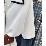 半袖 ポロシャツ レディース ニット夏服 | ANGELCLOSET | 詳細画像14