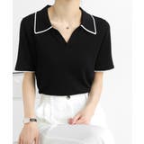 半袖 ポロシャツ レディース ニット夏服 | ANGELCLOSET | 詳細画像9