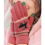 トナカイ柄手袋タッチパネル対応ニット手袋 | SUNSHINE CLOSET | 詳細画像1 