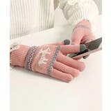 トナカイ柄手袋タッチパネル対応ニット手袋 | SUNSHINE CLOSET | 詳細画像14 