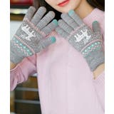 裏起毛トナカイ柄手袋タッチパネル対応手袋 | SUNSHINE CLOSET | 詳細画像10 