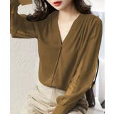 シフォンブラウス 通勤シースルートップス | ANGELCLOSET | 詳細画像10