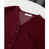 シフォンブラウス 通勤シースルートップス | ANGELCLOSET | 詳細画像17
