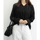 シフォンブラウス 通勤シースルートップス | ANGELCLOSET | 詳細画像4