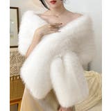 厚手ファーストールレディース秋冬 ウェディングファーボレロ花嫁 パーティーストー… | SUNSHINE CLOSET | 詳細画像1 