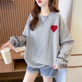 トレーナーレディーススウェットシャツ韓国 | SUNSHINE CLOSET | 詳細画像1 