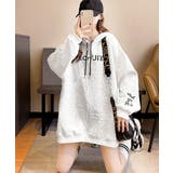 エンボスロゴ パーカー 長袖プルオーバー | SUNSHINE CLOSET | 詳細画像3 