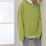 ハーフジップパーカー サイドスリット | ANGELCLOSET | 詳細画像11
