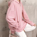 ハーフジップパーカー サイドスリット | ANGELCLOSET | 詳細画像16