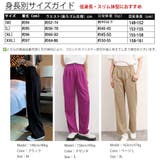 ドレープストレートパンツ レディース美脚 | ANGELCLOSET | 詳細画像6