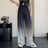 ワイドパンツ グラデーションパンツ 韓国 | ANGELCLOSET | 詳細画像1