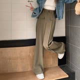 ワイドパンツ ハイウエストスラックス脚長 | SUNSHINE CLOSET | 詳細画像9 