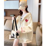 ジップパーカーレディース 春秋スウェット | ANGELCLOSET | 詳細画像9