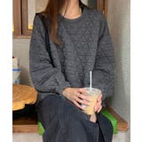 キルティングトレーナー レディース 韓国 | SUNSHINE CLOSET | 詳細画像11 