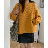 キルティングトレーナー レディース 韓国 | SUNSHINE CLOSET | 詳細画像14 