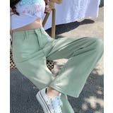 ハイウエスト デニムカラーパンツ 韓国風 | ANGELCLOSET | 詳細画像19