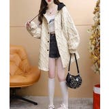 キルティングパーカー レディース 韓国風 | SUNSHINE CLOSET | 詳細画像9
