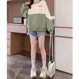 エンボスロゴスウェット春秋長袖トレーナー | SUNSHINE CLOSET | 詳細画像10 