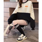 エンボスロゴスウェット春秋長袖トレーナー | SUNSHINE CLOSET | 詳細画像11 