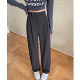 着やせタックパンツレディース 韓国風 通勤ロングパンツ | SUNSHINE CLOSET | 詳細画像12 