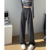 着やせタックパンツレディース 韓国風 通勤ロングパンツ | SUNSHINE CLOSET | 詳細画像13 