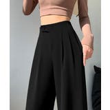 着やせタックパンツレディース 韓国風 通勤ロングパンツ | SUNSHINE CLOSET | 詳細画像6 