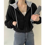 暖かいボアパーカー ジップアップブルゾン | SUNSHINE CLOSET | 詳細画像1 