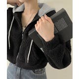 暖かいボアパーカー ジップアップブルゾン | SUNSHINE CLOSET | 詳細画像11 