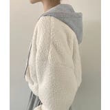 暖かいボアパーカー ジップアップブルゾン | SUNSHINE CLOSET | 詳細画像8 