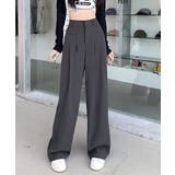 きれいめ美脚脚長スラックスレディース 細見えロングパンツ 落ち感ワイドパンツ | SUNSHINE CLOSET | 詳細画像5