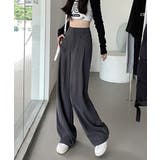 きれいめ美脚脚長スラックスレディース 細見えロングパンツ 落ち感ワイドパンツ | SUNSHINE CLOSET | 詳細画像6