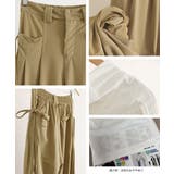 ダブルタック美脚ワイドパンツ上品センタープレス ストレートロングパンツレディース… | SUNSHINE CLOSET | 詳細画像31