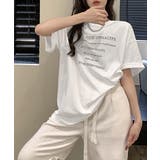 ロゴtシャツ 半袖 サマートップス韓国風 | ANGELCLOSET | 詳細画像5