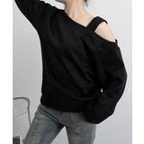 ワンショルダースウェットレディース韓国風 | SUNSHINE CLOSET | 詳細画像10 