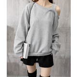 ワンショルダースウェットレディース韓国風 | SUNSHINE CLOSET | 詳細画像13 