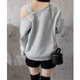 ワンショルダースウェットレディース韓国風 | SUNSHINE CLOSET | 詳細画像15 