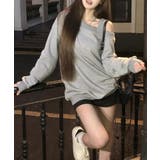 ワンショルダースウェットレディース韓国風 | SUNSHINE CLOSET | 詳細画像2 