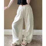 ハイウエスト楽ちんパンツ レディース 迷彩柄涼しいパンツ | SUNSHINE CLOSET | 詳細画像1