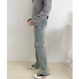 セミフレアデニムパンツ ヴィンテージ風 | SUNSHINE CLOSET | 詳細画像14 