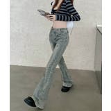 セミフレアデニムパンツ ヴィンテージ風 | SUNSHINE CLOSET | 詳細画像4 