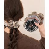 ワンポイントロゴヘアゴム韓国風ボリュームシュシュ おしゃれ秋冬ヘアアクセサリー人… | SUNSHINE CLOSET | 詳細画像1