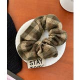 ワンポイントロゴヘアゴム韓国風ボリュームシュシュ おしゃれ秋冬ヘアアクセサリー人… | SUNSHINE CLOSET | 詳細画像16