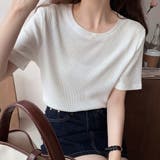 tシャツ レディース半袖ワッフルTシャツ | ANGELCLOSET | 詳細画像13