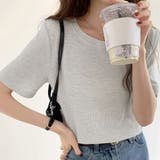 tシャツ レディース半袖ワッフルTシャツ | ANGELCLOSET | 詳細画像4